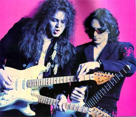 yngwie malmsteen  and  steve vai